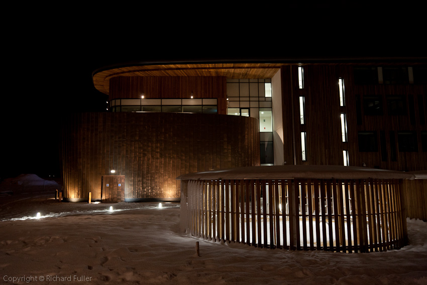 Ron Cooke Hub by Night